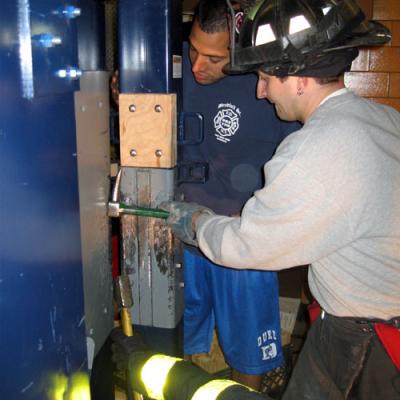 Floral Park Fire Department Forcible Entry Door Training East Coast Ny