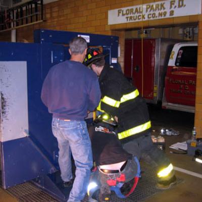 Floral Park Fire Department Training Firefighters