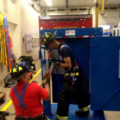 North Patchogue Fire Department Forcible Entry Door Training Prop