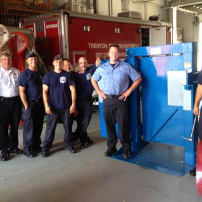 Trenton Fire Department Forcible Entry Door Training New Jersey